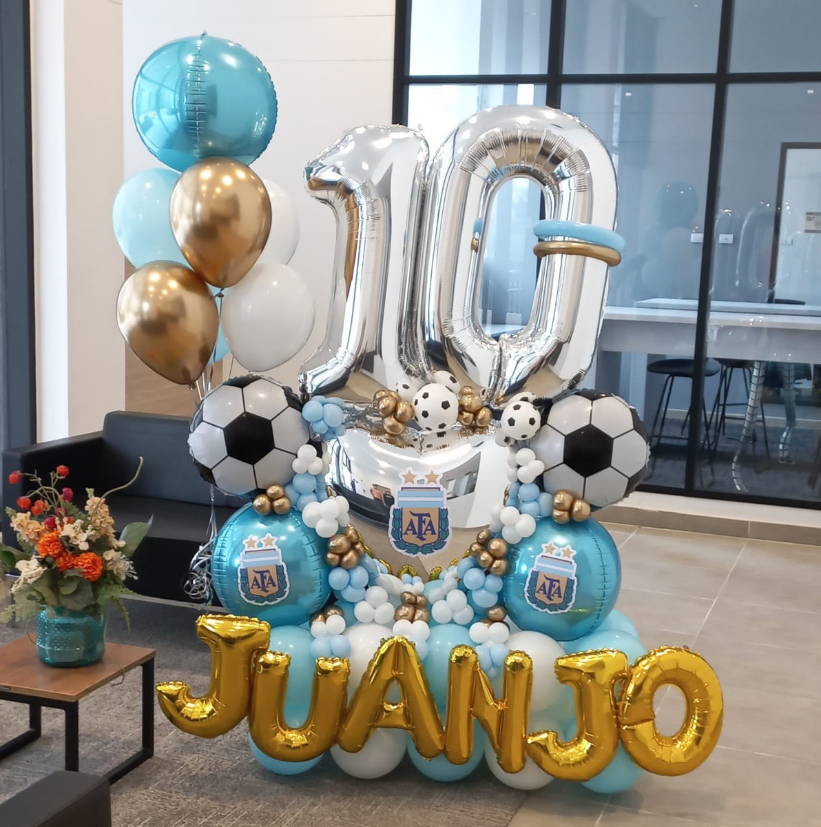 Bouquet Globos de Futbol –